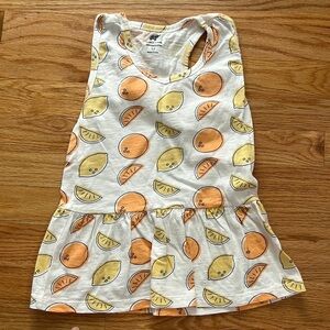 Monica and Andy Organic cotton racer back tank, size 6/7